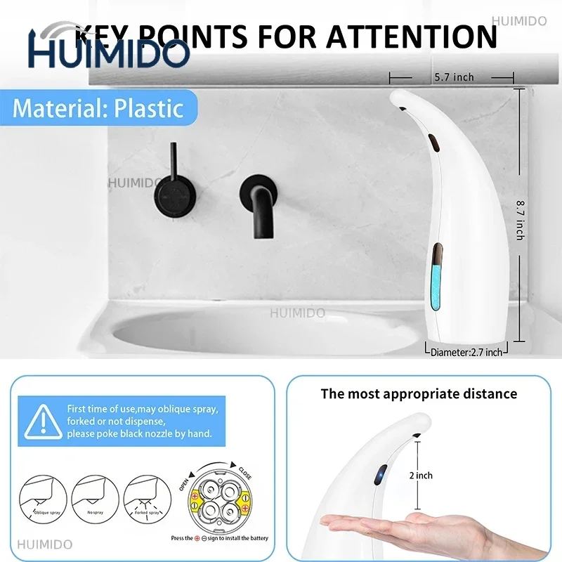 Fully Automatic Bathroom and Kitchen Infrared Sensing Soap Dispenser Home and Household Automatic Hand Washing Machine