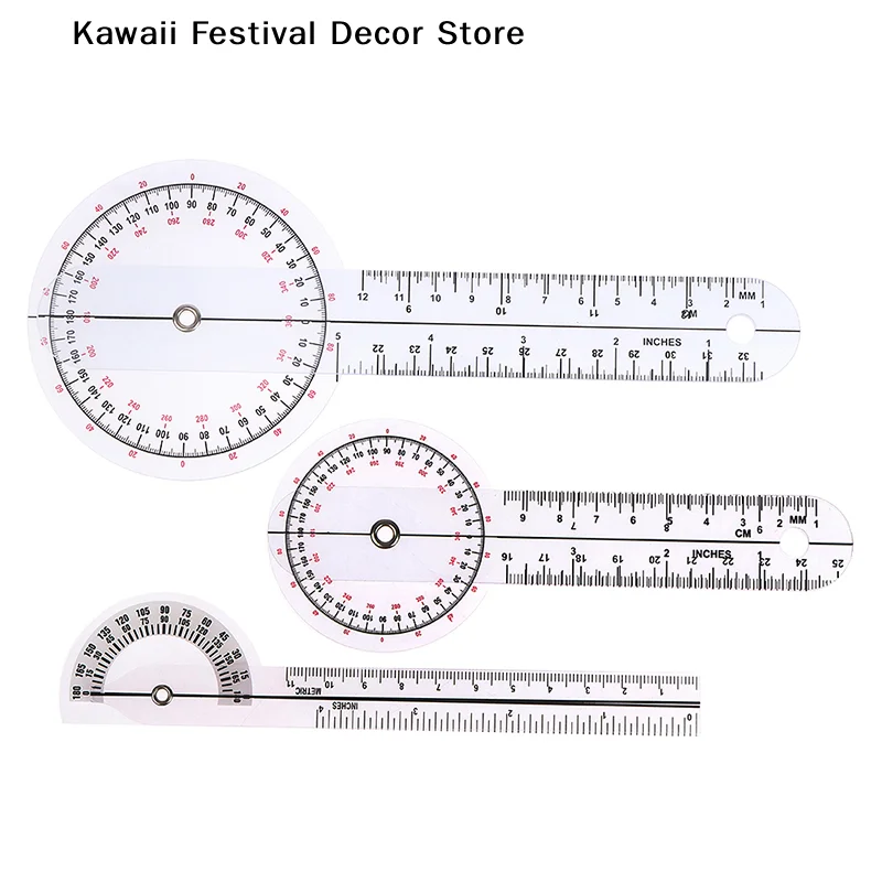 【K】6/8Inch Goniometer Rule  Joint Ruler Calibrated Orthopedics Angle Rule To Measure Joint Angles For Physical Therapists