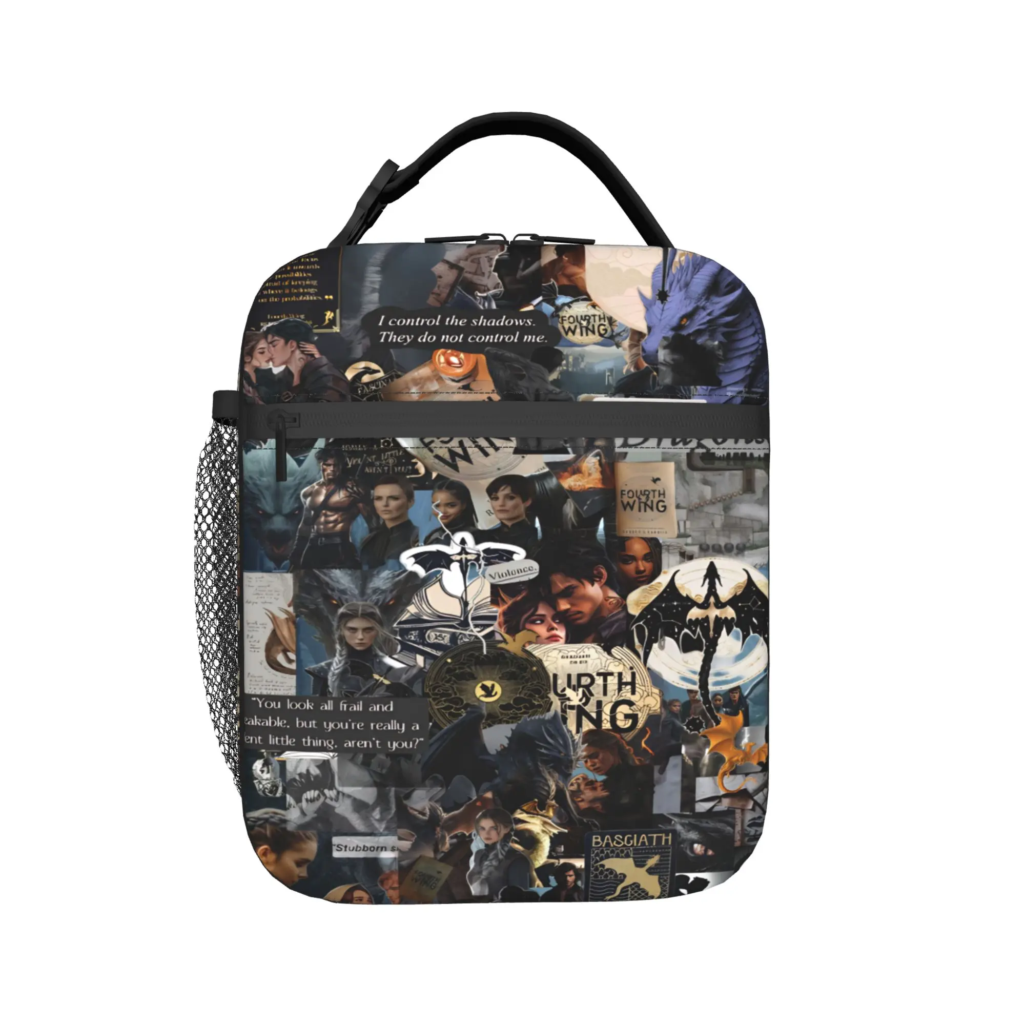 F-Fourth W-Wing Dragon Accessories Insulated Lunch Tote Bag For Picnic  Food Box Portable Thermal Cooler Lunch Boxes