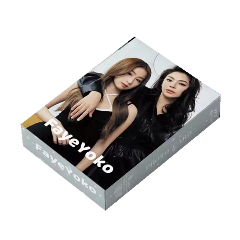 55 Pcs/Set Thai Star FayeYoko Laser Lomo Card Drama Love Filling Blank Faye Yoko HD Photocard Fans Collection Gift