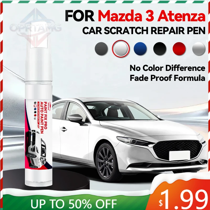 Purpose Vehicle Tool For Mazda 3 Atenza 2002-2025 Car Paint Repair Pen Touch Up Scratch Remover Accessories Black White Blue Red