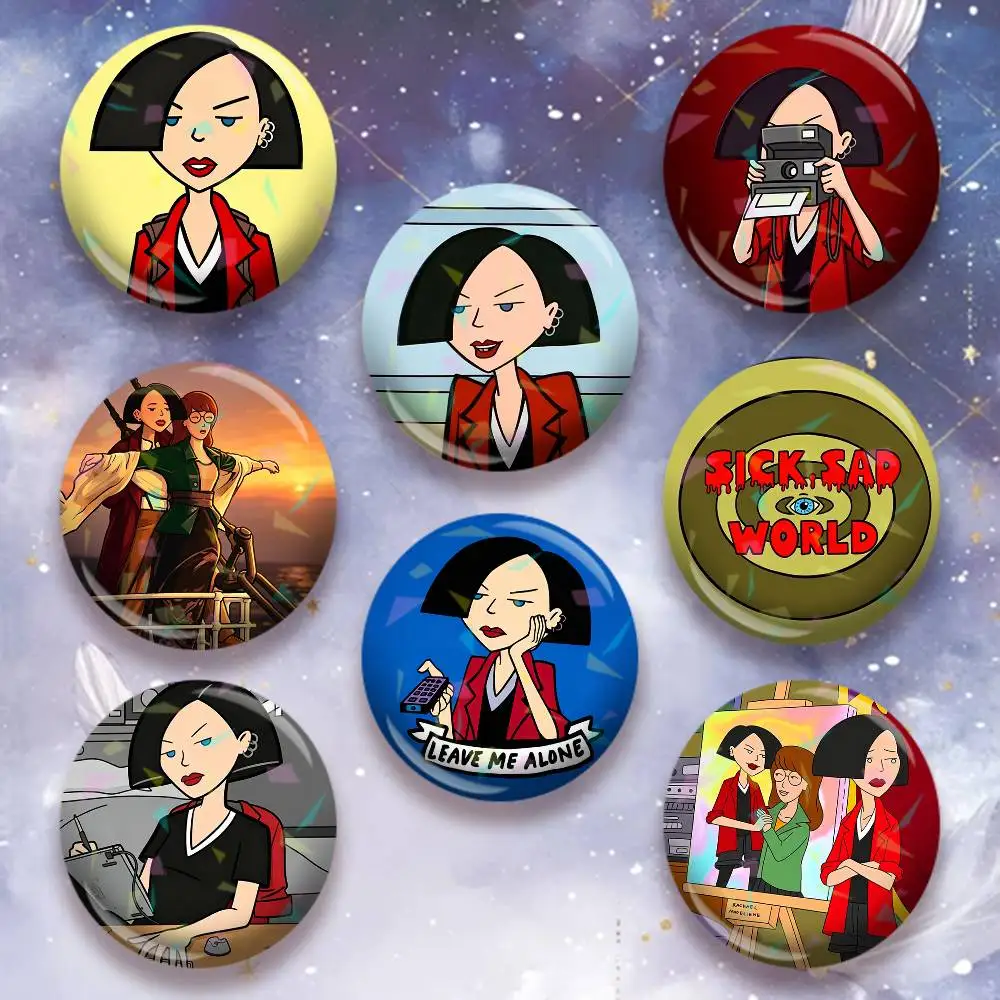 cool Jane Lane Daria Morgendorffer  Icon Badge Handmade Tinplate Brooch for Chest Ornament Gifts Easter decorations