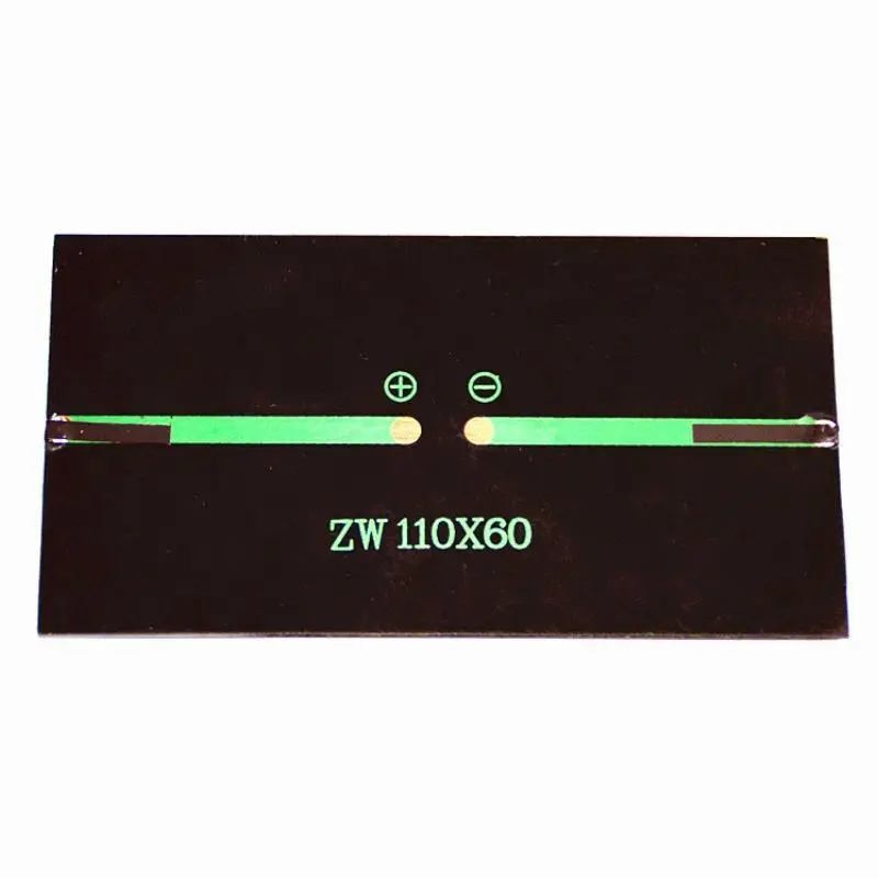 لوحة طاقة شمسية 6 فولت 100MA 1 واط نظام شمسي صغير لتقوم بها بنفسك لشواحن الهاتف الخليوي للبطارية الخلايا الشمسية المحمولة