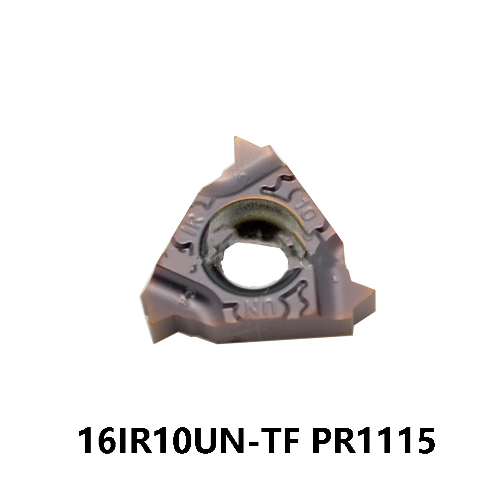 

Original 16IR10UN-TF PR1115 Carbide Inserts 16 IR 16IR 10 UN 10UN TF Threading Blade CNC Lathe Cutter Turning Tools Machine Cut