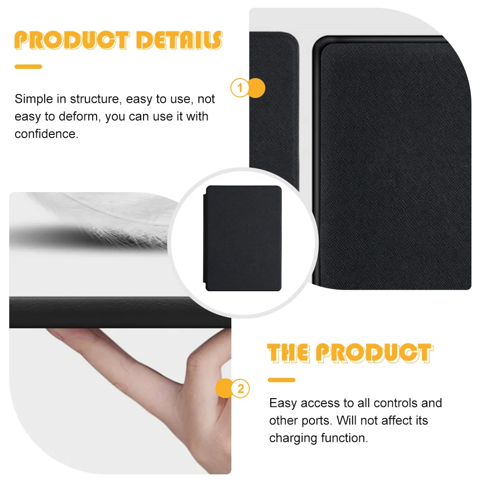 Ebook Reader Cover Ultra-Thin Protective Case For Paperwhite 1 2 3 E-Reader Casing Microfiber Material Scratch Resistant