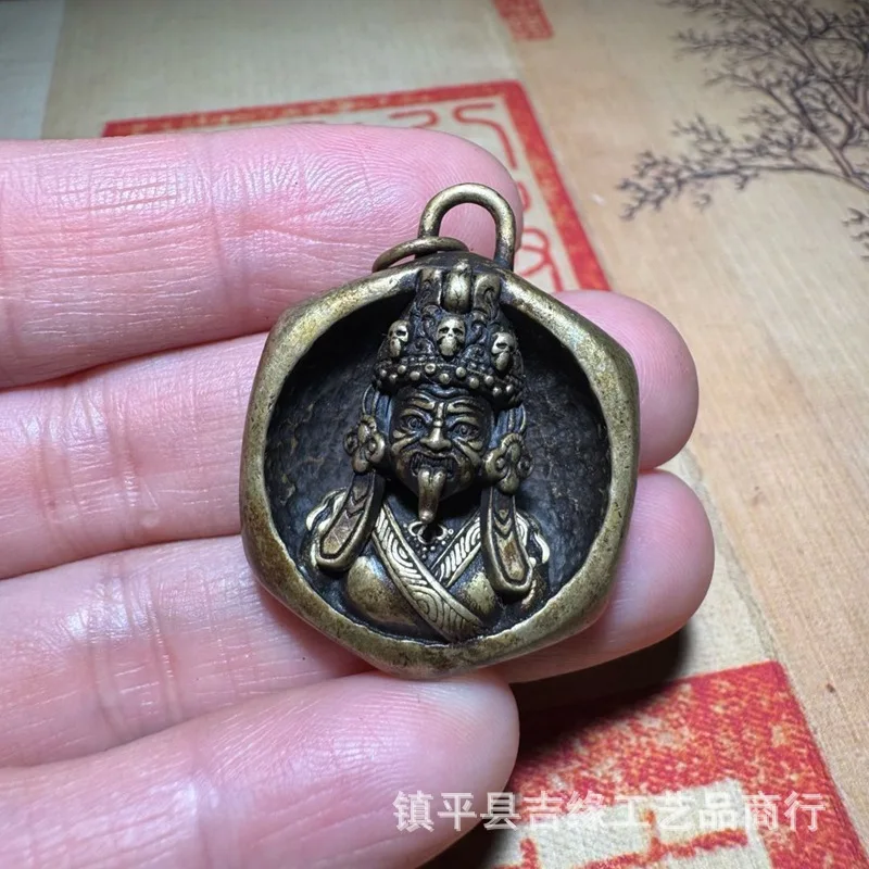 Tibetan- Zaki Lam pendant, cultural , ethnic-style Buddhist bead , DIY hand-string accessory, hanging orname