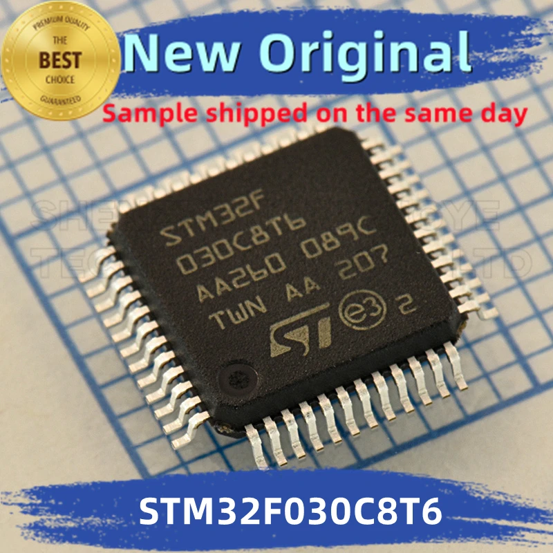 

Интегральный чип STM32F030C8T6 STM32F030C, 100% новый и оригинальный BOM, подходящий ST MCU, 10 шт./партия