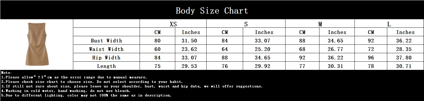 KONDALA Damen Casual PU-Leder Ärmelloses Kleid Elegantes Minimalistisches Vielseitiges Minikleid 2026 Herbst Trendiges High-Street Slim-Kleid – Detail 1