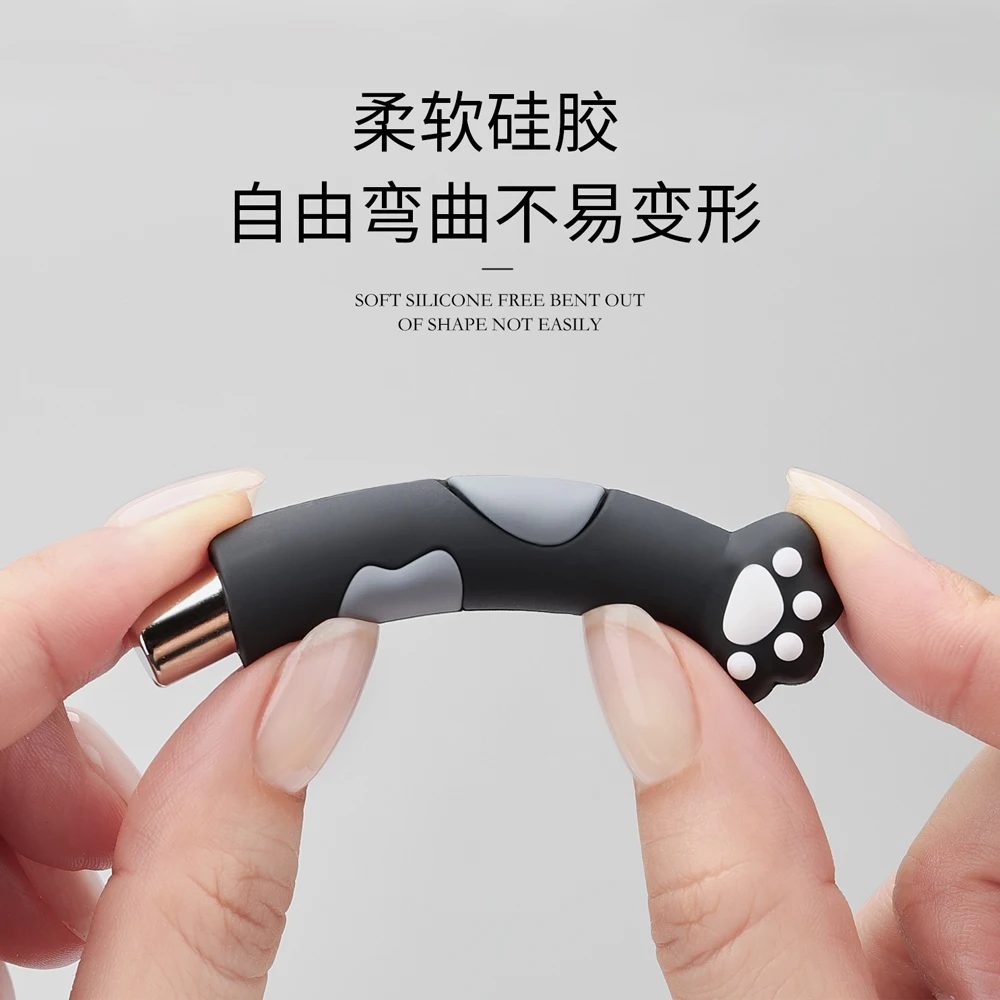 1pc 6.5 centimetri Cilindro CatEye Magnete Stick per Nail Gel Polish 3D Linea Francese Effetto Striscia Penna Magnete FAI DA TE Carino Zampa di Gatto Strumento Magnetico