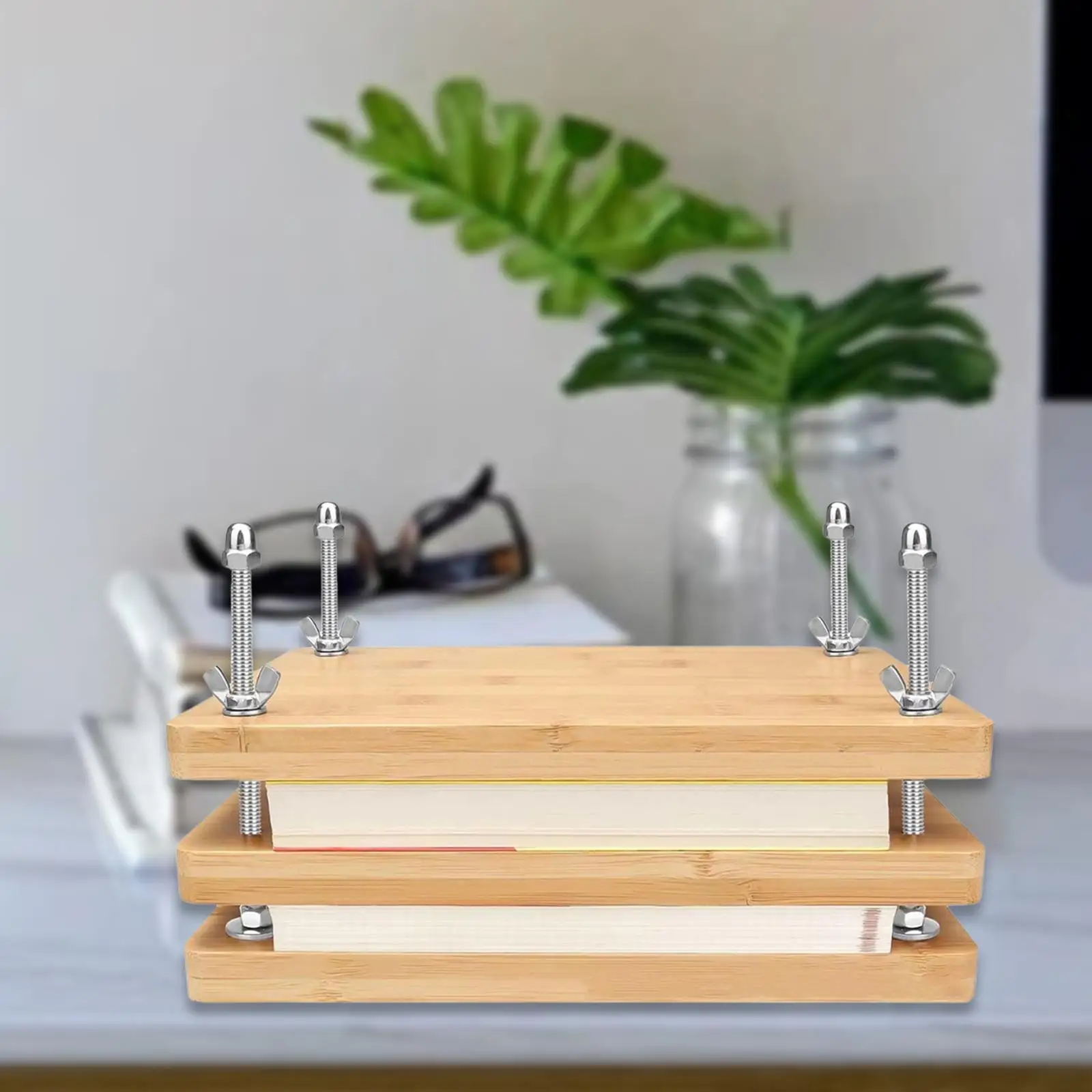 Handmade Multiuse Imprensa Do Livro De Madeira, Manual Prático, Sturdy Encadernação Imprensa para Casa, Encadernação DIY, Álbuns de Fotos