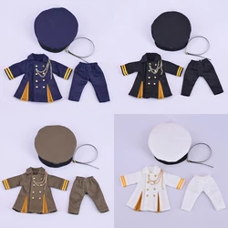 Ob11 Doll Clothes General Uniform With Badge Hat Navy Doll Uniform Accessories For Ob11,Obitsu11,Molly, Gsc, Ymy, 1/12bjd Dolls