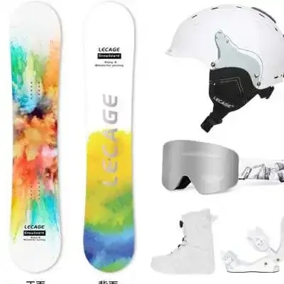 2024 New Design Beginner Ability Powder Freeride Snowboard Snowboarding Supplies with binding