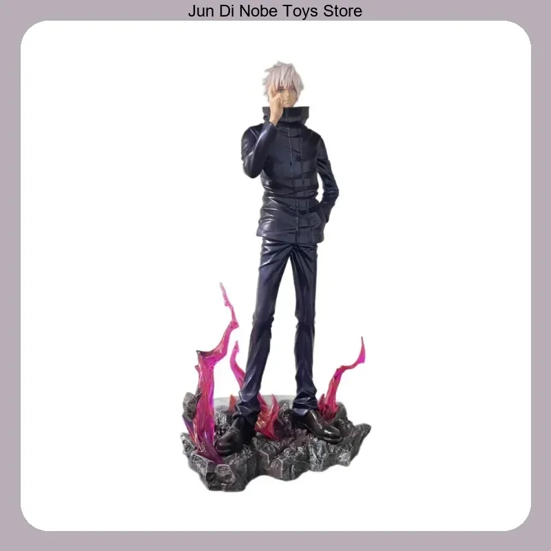 

Фигурка аниме-персонажа Годжо Сатору из Jujutsu Kaisen, стоячая поза, 33 см, модель-статуэтка - коллекционный настольный декор, украшение, игрушка, подарок