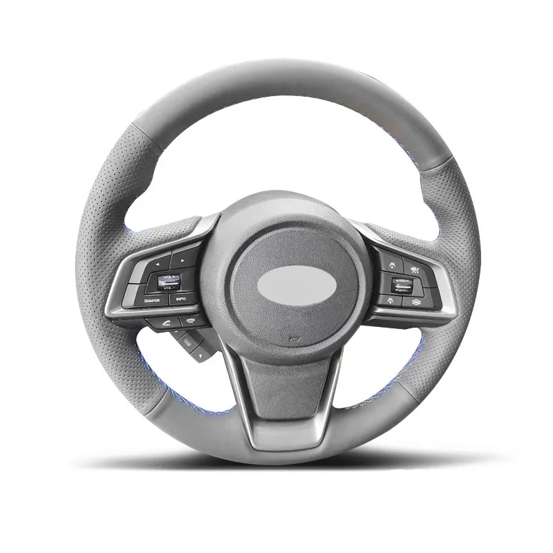 Genuine Leather Suede Steering Wheel Cover Car Accessoires for SUBARU FORESTER OUTBACK IMPREZA CROSSTREK ASCENT LEGACY LIBERTY