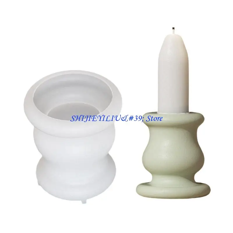 E21F Soft Silicone Mold Easy Releasing Moulds Round Creative Bases Molds Suitable for Projects and Home Use