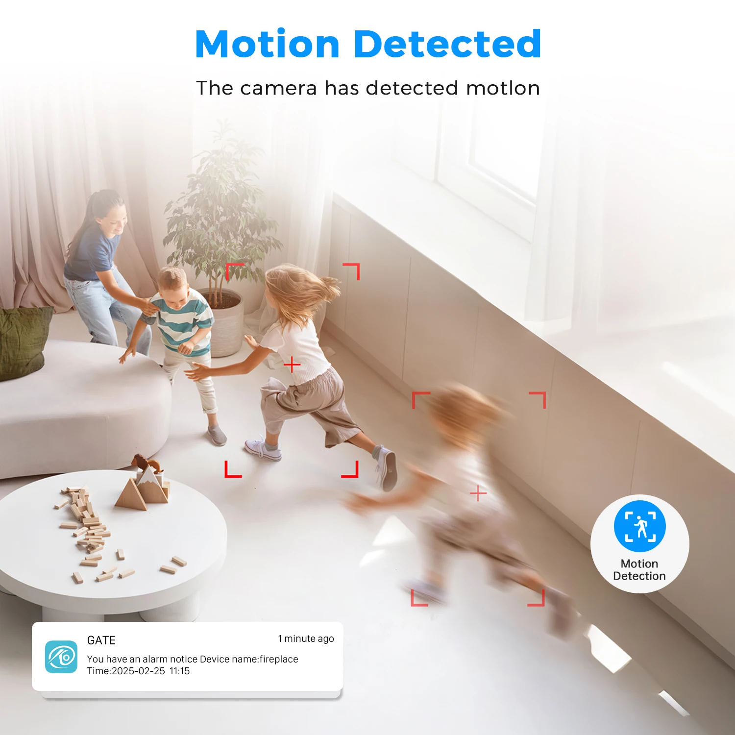 5MP HD Wifi Camera Indoor Mini Home Surveillance Camera Night Vision Two Ways Audio Human Detection O-KAM APP 2MP Security CAM image 4