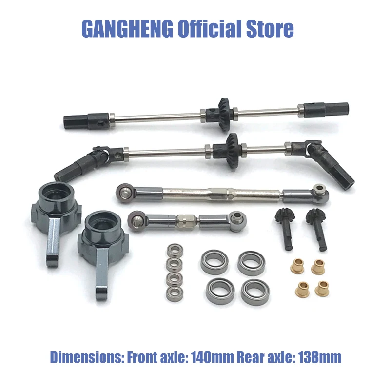 MN1/12 MN98 99S D90 D91 D96 Remote control car front axle fittings Rear axle fittings metal upgrade modification  Good quality
