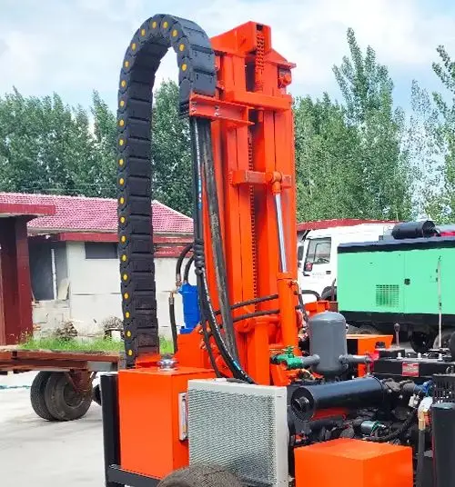 

Customized Diesel Wheeled Portable Water Well Drilling Machine 200m