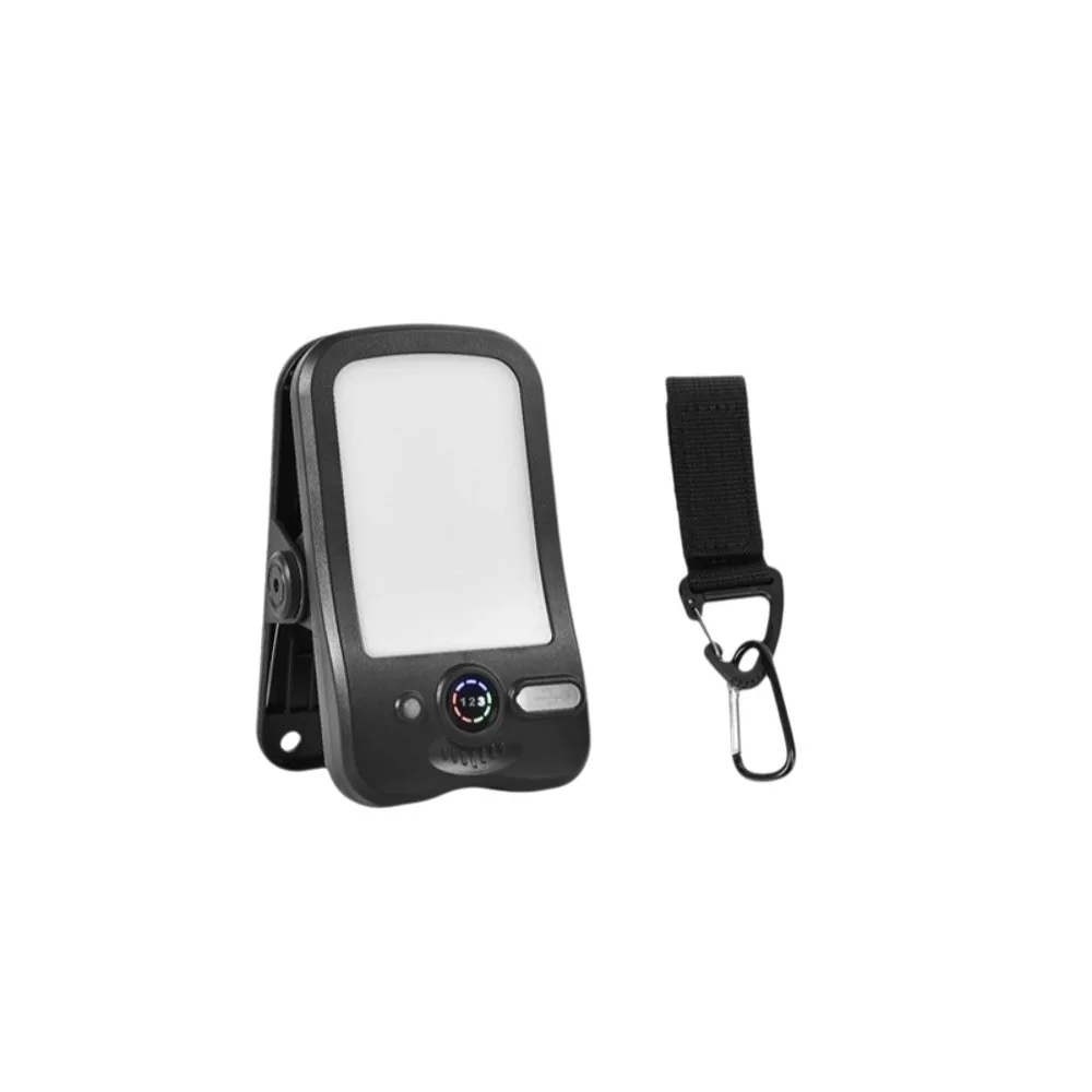 Digital Display Solar Camping Clip Light Long-Lasting Lighting Waterproof Portable Camping Light Ultra Long Endurance