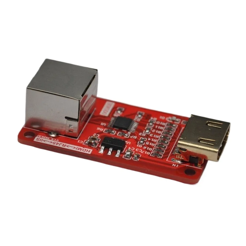 Hdmi to rj45 iis receiving board hdmi to ethernet conversion board