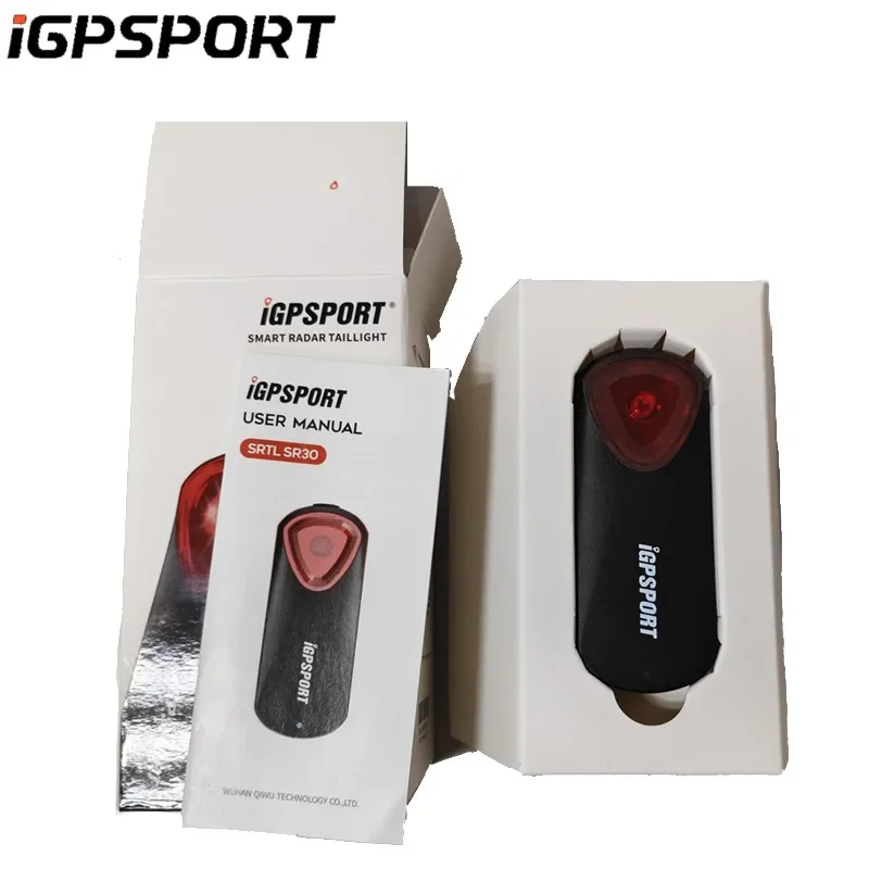 iGPSPORT SR30 Radar Tail Light Smart Rear Bike Light Brake Sensor