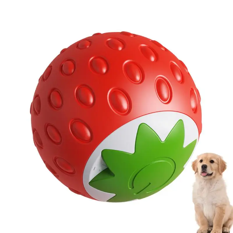 

Indoor Cat Play Ball Rechargeable Pet Dog Automatic Moving Toy Interactive Pet Cat Dog Bouncing Toy For Home Garage Patio