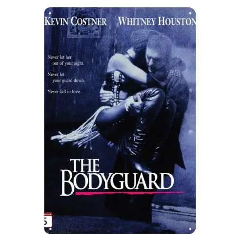 The Bodyguard Kevin Costner Movie Metal Poster Tin Sign 20x30cm Plaque