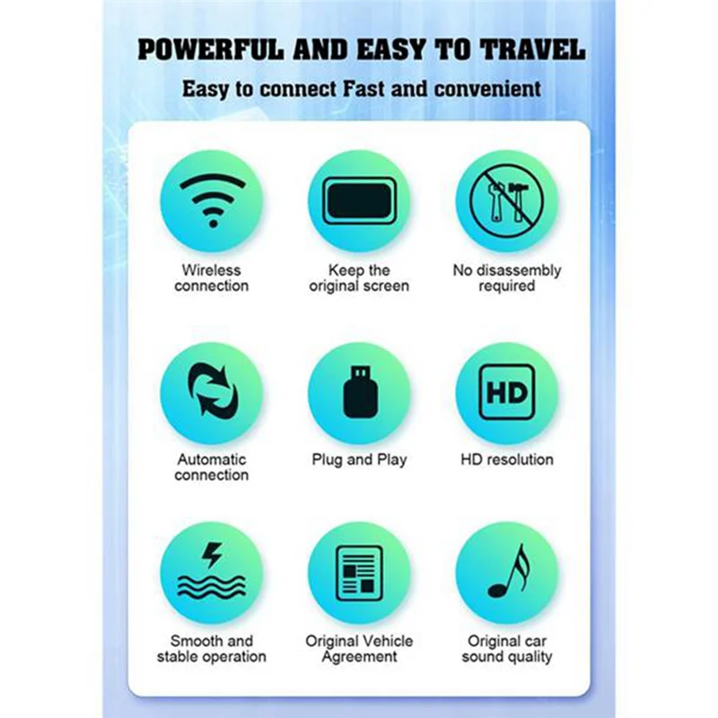 

Carplay Adapter Wireless Carplay Adapter For Iphone ,5Ghz Wifi Automatic Connection Carplay For Car Model 2016+-Y18A