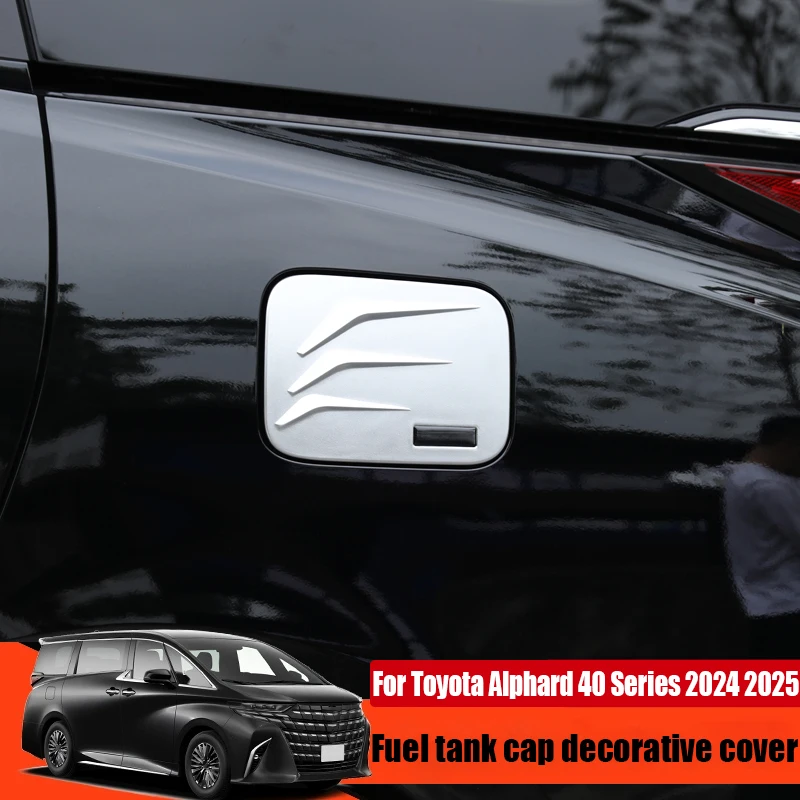 

Модифицированная крышка топливного бака из АБС-пластика, защитная крышка, автомобильные внешние украшения, аксессуары для Toyota Alphard 40 Series 2024 2025
