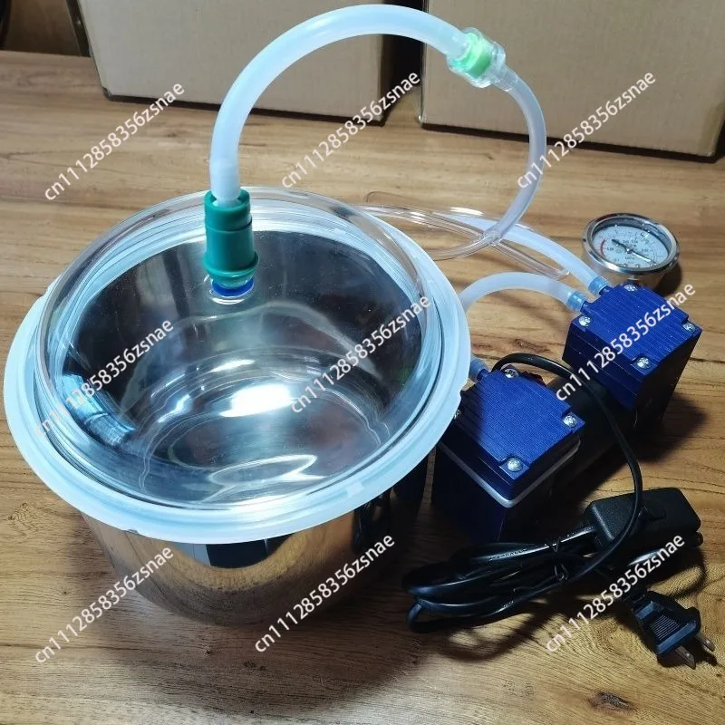 Electric Vacuum Sealed Barrel Stainless Steel Glass Vacuum Tank Negative Pressure Box Dryer Resin Epoxy Defoamer