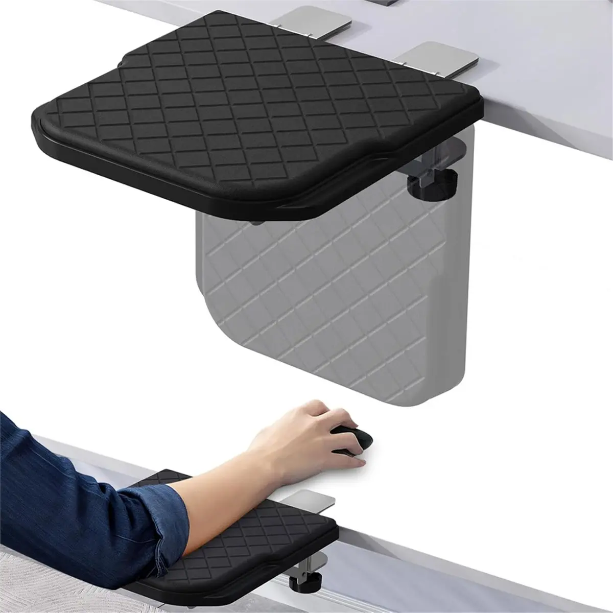 

Digital Essentials Arm Rest for Desk, 90°Foldable Computer Wrist Rest Shelf , Ergonomic Arm Support Desk Extender for Home