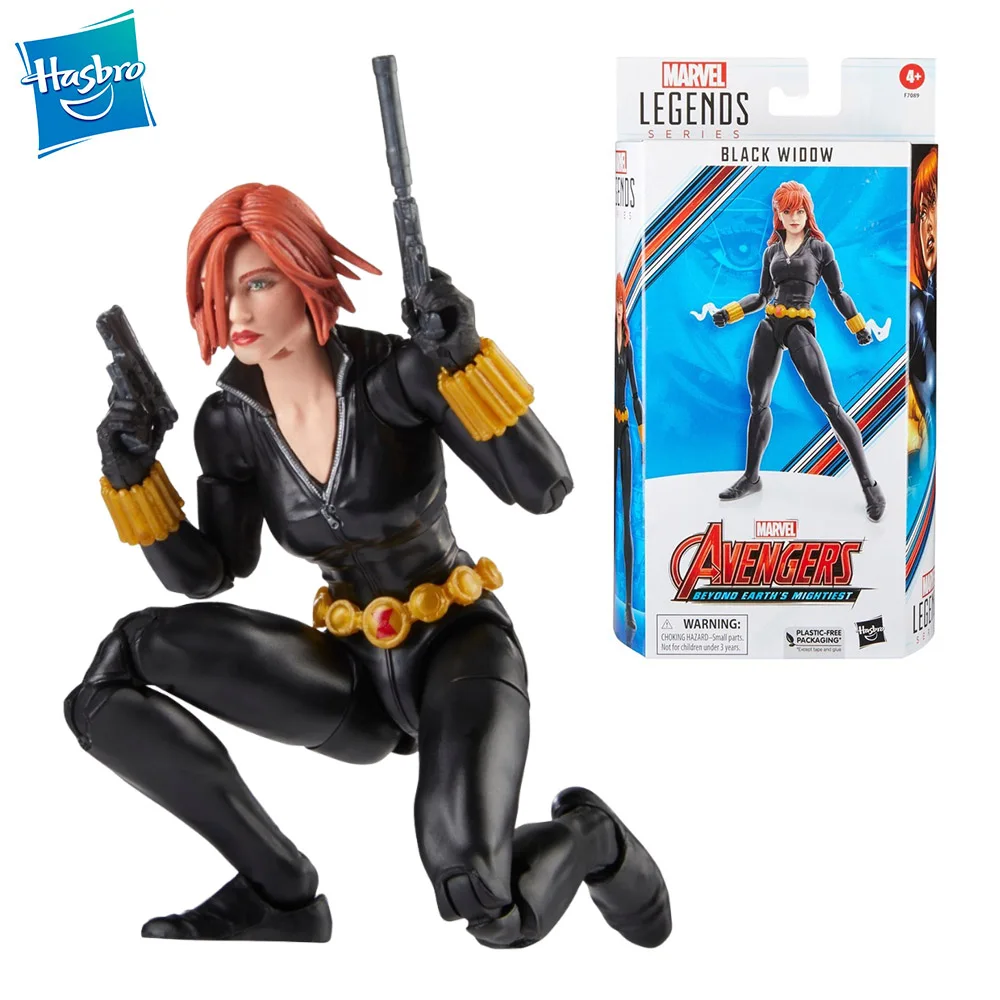 Original Hasbro Marvel Legends Avengers Beyond Earth's Mightiest Black Widow 60th Anniversary Anime Figure Action Figure Model