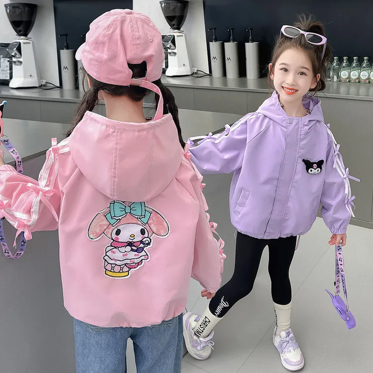 معطف سانريو كورومي ماي ميلودي بأكمام طويلة للأطفال لفترة الربيع والخريف سترة كارتونية للطلاب سترات كاوليا الجنوبية #2