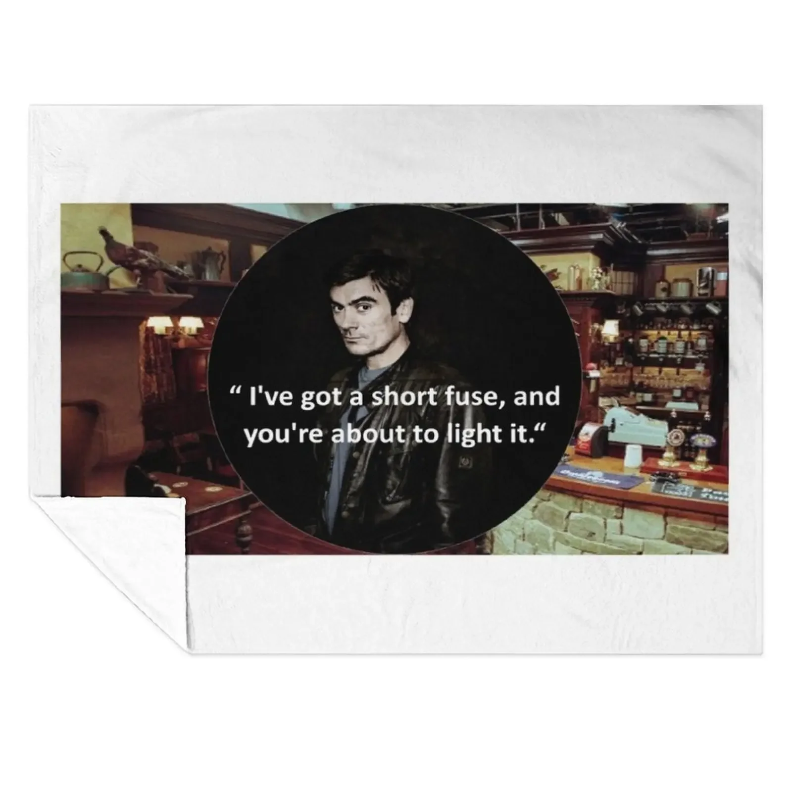

Cain Dingle I've Got S Short Fuse Throw Blanket Hair Furrys Luxury Throw Multi-Purpose Blankets