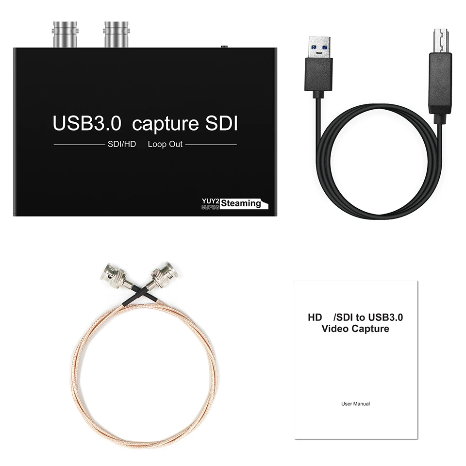 Карта захвата аудио и видео SDI USB 3,0 с разъемом SDI/HDMI