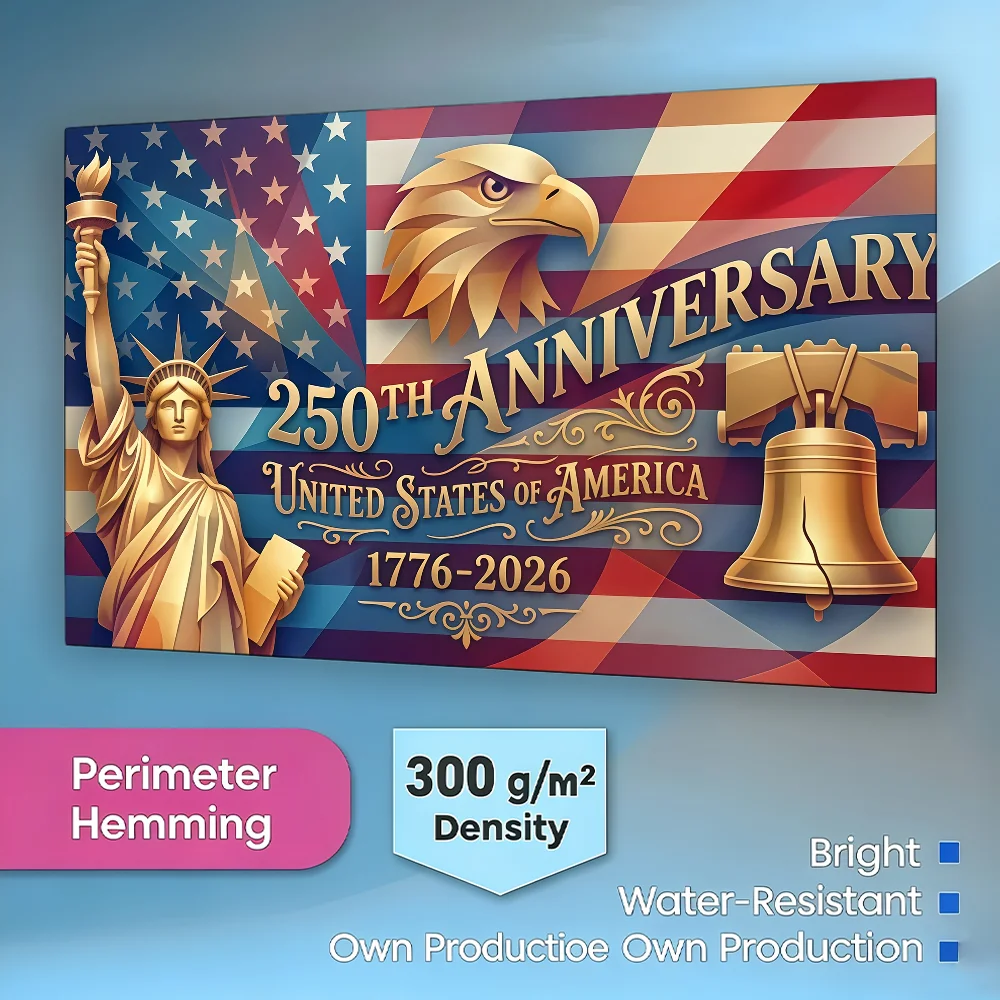 America Freedom 250 flag Best Price For Outdoor Camping Party Club Banner Decoration Ornaments