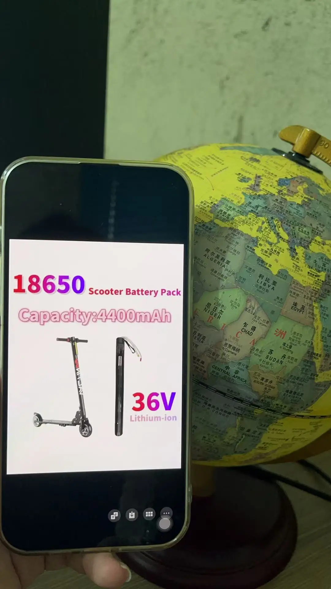 

36V 4400mAh High-capacity battery high output for Carbon Fiber Scooter 10s3p battery pack