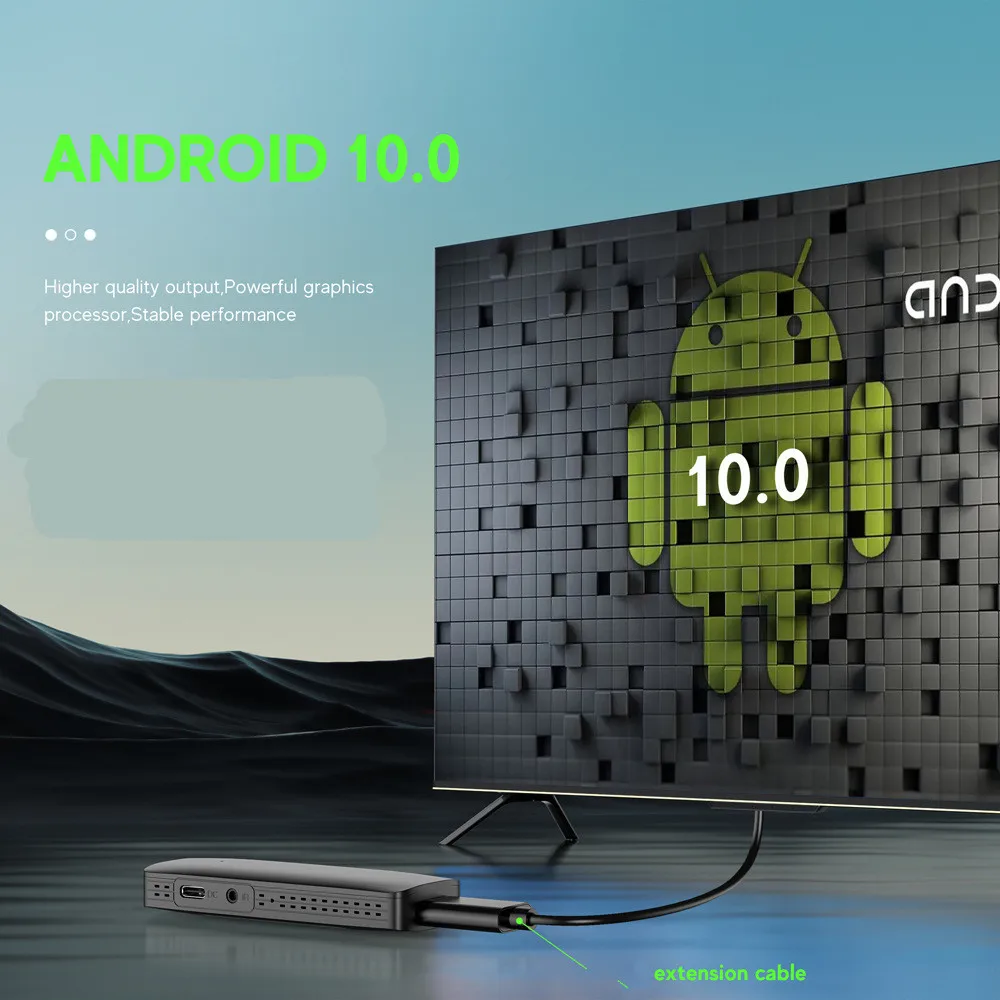 Imagem -04 - Android 10 tv Stick H313 4k 1080p Wi-fi 2.4 5.8g Smart tv Sticks para Rede Wi-fi Media Player Allwinner-d6