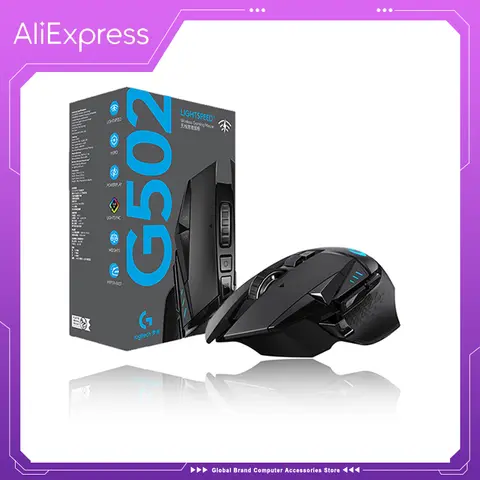 Logitech G502 HERO LIGHTSPEED ratón inalámbrico/para juegos inalámbrico 2,4 GHz HERO 25600DPI RGB adecuado para jugadores de deportes electrónicos