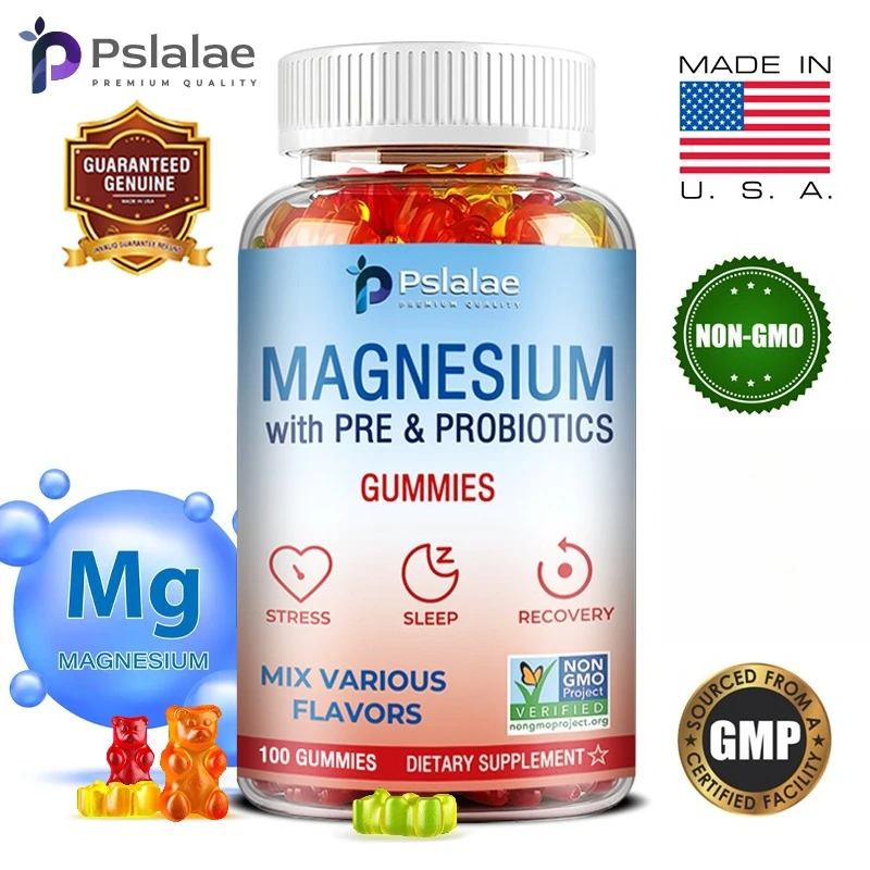 

Magnesium Citrate - Helps Relieve Stress, Improve Sleep, and Support Muscle, Heart, and Digestive Health, Non-GMO