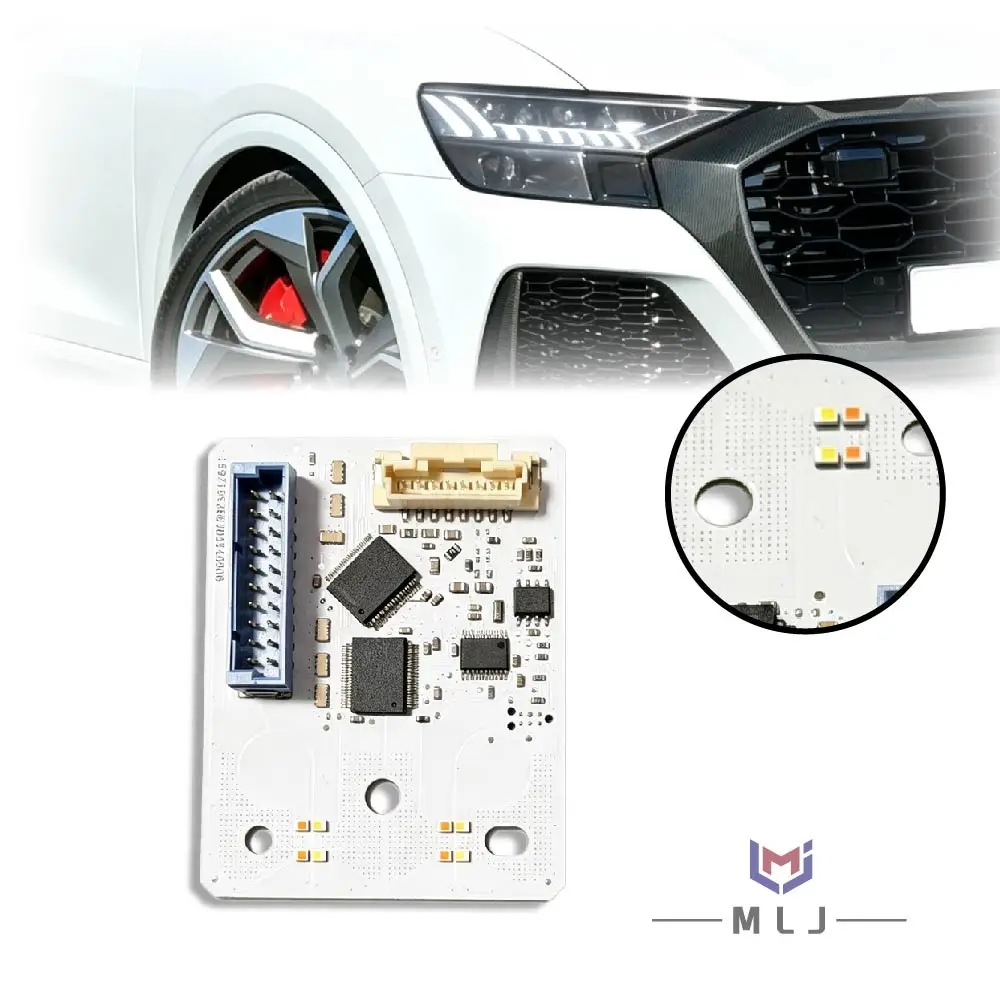 4M8941475A Turn Signal Light Source Board Chip LED Headlight White Angel Eye DRL Source Chip For Audi Q8 RS8 2020-2023 4M8941475