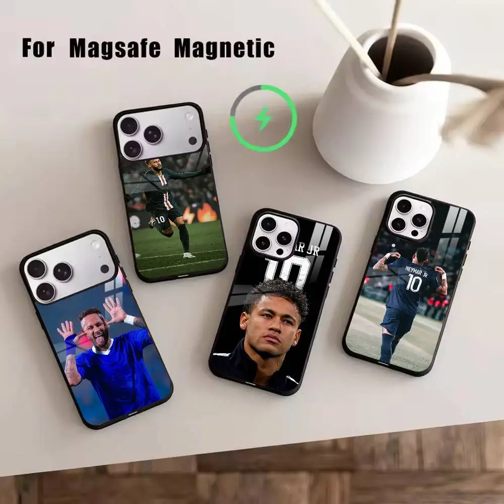 

F-Football N-NeYmAr 10 Phone Case For iPhone17,16,15,14,13,12,11 Plus,Pro Magnetic with Magsafe Wireless Charging