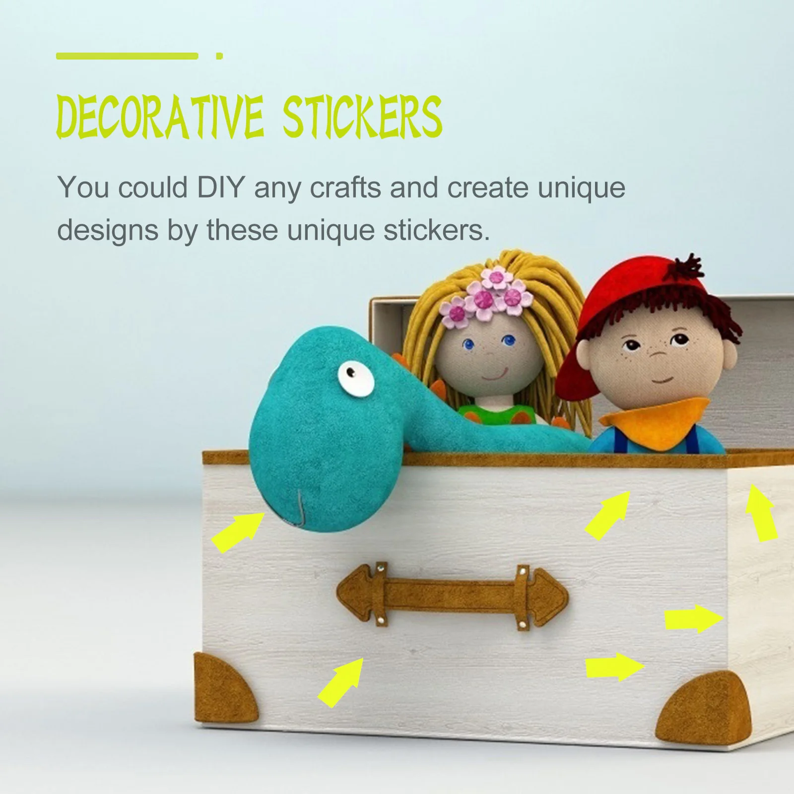 

DIY Label Stickers Decorative Colored Adhesive Stickers for Bags Envelopes Crafts Suitable for Various Occasions