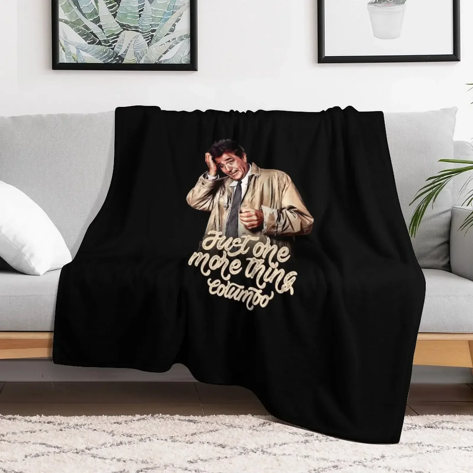 Columbo - Peter Falk Throw Blanket Luxury St Luxury Blankets