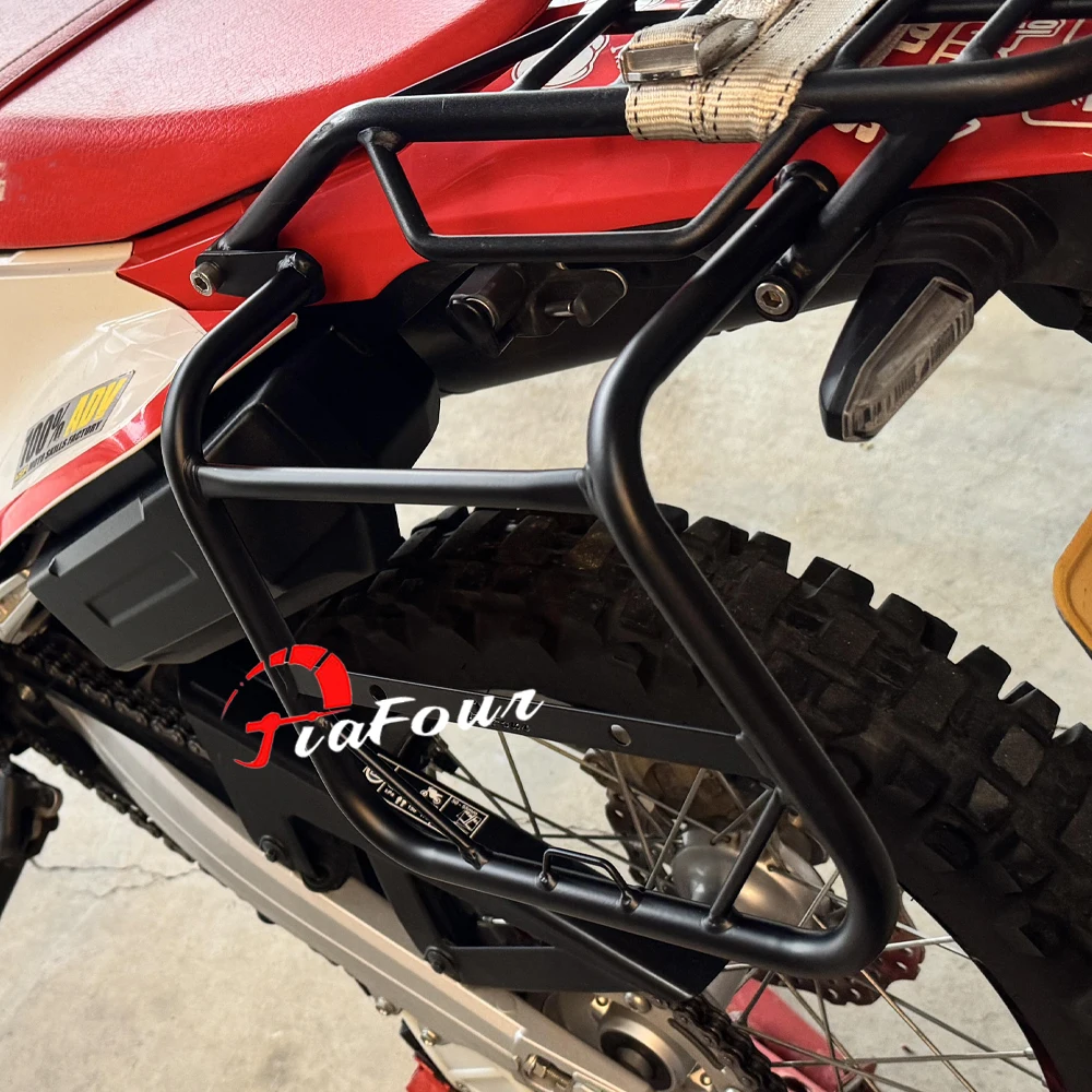 Side Trunk Bag Holder For CRF250L CRF250 Rally CRF300L CRF300 Rally 21-24 Motorcycle Side Saddle Bag Bracket