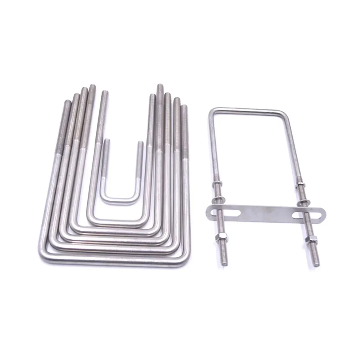 

304 Stainless Steel Square Screw/Extended U-Shaped Screw/U-Shaped Square Clamp M6M8M10