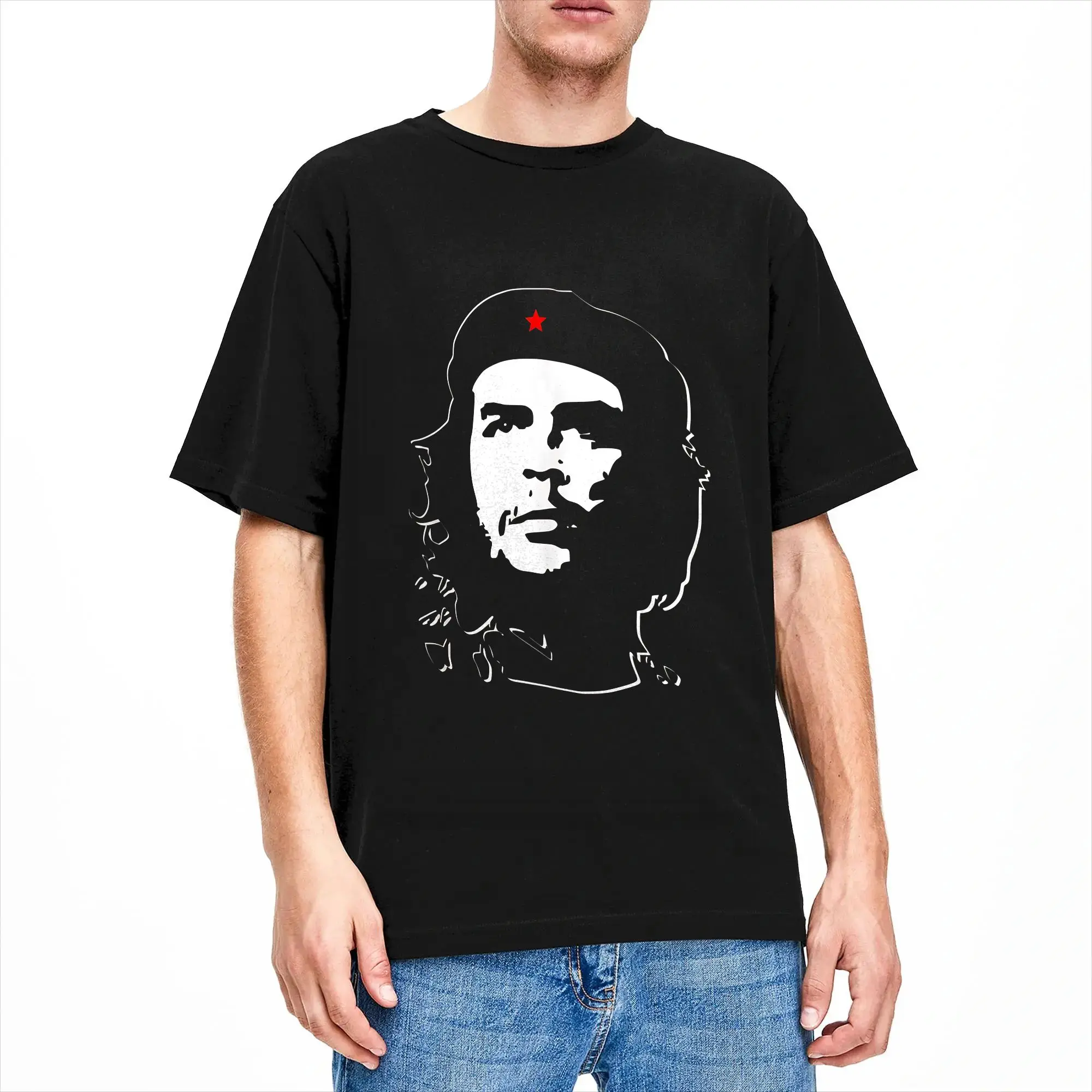 Che Guevara  Cotton T Shirt For Man Summer  Vintage T-Shirts Trending Tee Shirt Oversized Dropshipping Tops