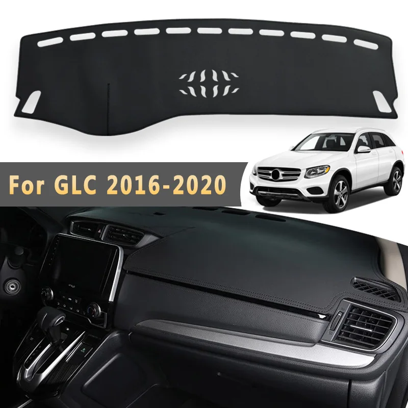 Auto-Armaturenbrett-Abdeckung für Mercedes Benz GLC 2020 2019 2018 2017 2016, Auto-Matten, Sonnenschutz, Instrumententafel-Zubehör, rutschfeste Unterlage