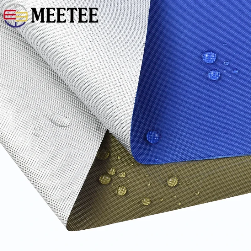 Meetee 50/100x150cm 0.16mm Thick 300D Oxford Cloth PU Coating Waterproof Tent Fabric Bag Backpack Fabrics Sun Shade Clothes