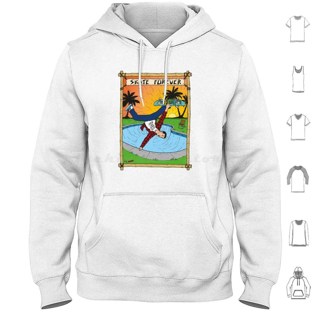 Lets Get Rad Hoodies Long Sleeve Lets Get Rad Skate Forever Best Summer Ever Skate Skateboarding Skateboard Pool